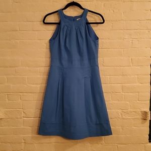 LOFT size 2 blue a-line dress